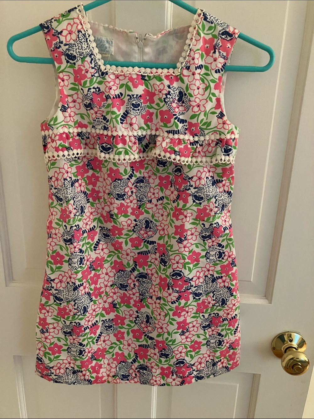 Lilly Pulitzer Vintage “ Minnie” by Lily Girls' Floral Shift Dress 1970’s